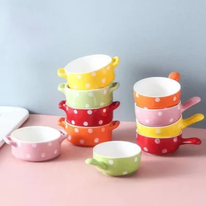 3e4015805d22caa825954e38e96f57d1 ถ้วยน้ำจิ้มเซรามิค มี 2 หู ใส่ซอส เครื่องปรุง