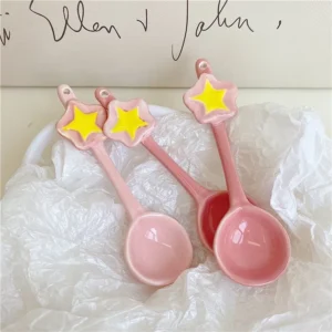 ⭐️ Star spoon ceramic ช้อนเซรามิค ช้อนน่ารัก